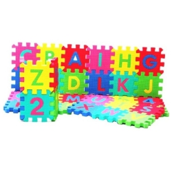 PUZZLE PIANKOWE 36el CYFRY/LIT - 1