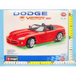 BBURAGO KIT 1:24 DODGE VIP SRT-10 (2003) - KIT DO SKŁADANIA - 2