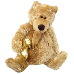 PLUSZ-MIŚ BALLU BRĄZOWY 35cm. - 1