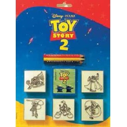 PIECZĄTKI -BLISTER TOY STORY -5 PIECZ, 3 KRED, ZMYWALNY - 1