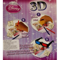 PIECZĄTKI Z OKULARAMI 3D KSIĘŻNICZKI -5 PIECZĄTEK, TRÓJWYMIAROWE OBRAZKI - 2