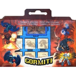 PIECZĄTKI W WALIZ. GORMITI -7 PIECZ, 3 FLAMAS, ZMYWALNY - 1