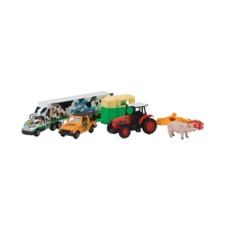 MAŁA FARMA CIĘŻARÓWKA, TRAKTOR, AUTO, PRZYRZĄDY, ZWIERZĘ - 2