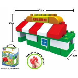 MIĘKKIE KLOCKI SUPERMARKET -29 el.      od 18 miesiąca - 1