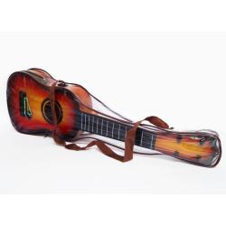 Gitara plastik. ze stalowymi strunami w foliowym pokrowc - 1