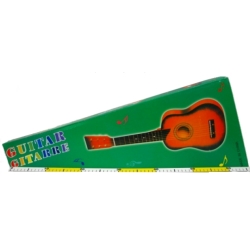 GITARA DREWNIANA DUŻA 6 STRUN 63cm -w pudełku - 4