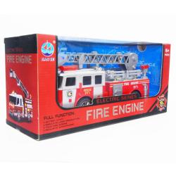 Straż pożarna 26cm z dżwiękami, jeździ, na baterie (130-690461) - 6