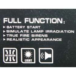 Straż pożarna 26cm z dżwiękami, jeździ, na baterie (130-690461) - 4