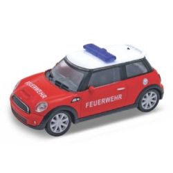 WELLY 1:43 SECURITY MINI COOPER S - FEUERWEHR - 1