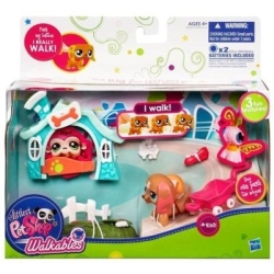 LITTLEST PET SHOP 32838 CHODZĄCE ZWIERZAKI Z AKCESORIAMI - 1