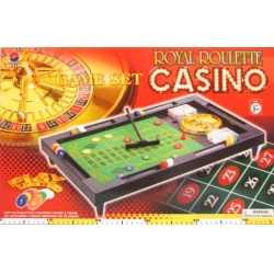 RULETKA 'CASINO' DUŻY ZESTAW w pudełku - 1
