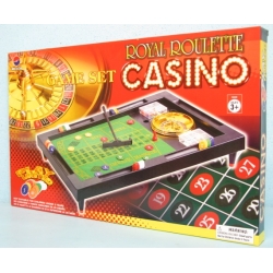 RULETKA 'CASINO' DUŻY ZESTAW w pudełku - 2