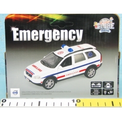 POLICJA VAN w pudełku Z DŹWIĘKAMI I ŚWIATŁEM pull-back - 4