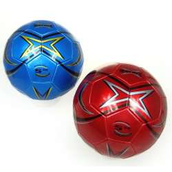 Piłka nożna MATRIX +/-425 gr. czerwona /niebieska - 1