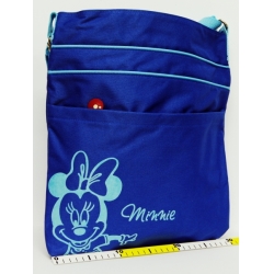 TORBA DUŻA MŁODZIEŻ.MINNIE DISNEY -DŁUGI PASEK, 2 KIESZE - 1