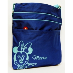 TORBA DUŻA MŁODZIEŻ.MINNIE DISNEY -DŁUGI PASEK, 2 KIESZE - 2