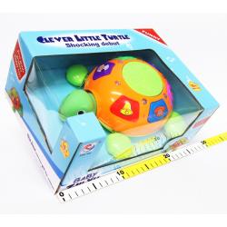 Żółwik edukacyjny dźwiękowy ze światełkami w pudełku - 2