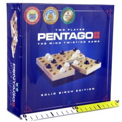 GRA 'PENTAGO' BLUE-BOX DREWNIANA -TYLKO 5 KUL W 1 RZĘDZI (GXP-520956) - 2