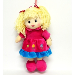LALA SZMACIANA WELUROWA ŚPIEWA POLSKIE PIOSENKI 29cm - 2