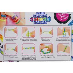 Certyfikowane Gumki z widełkami kolorowe serduszka 'LoomBands' - 3