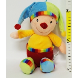 PLUSZ WELUROWY PJACYK Z GRZECHOTKĄ 33cm - 1