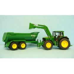 SIKU 3863 Traktor z przyczepą (GXP-505918) - 3