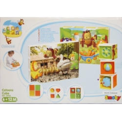 SMOBY KOLOROWE KLOCKI PUZZLE 280x180x40   SM-211126 - 3