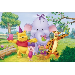 24 duże elementy - Kubuś Puchatek "Sto lat" - Puzzle TREFL   - 2