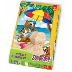 PUZZLE TREFL 24 MAXI SCOOBY-DOO NA PLAŻY   40x60cm - 1