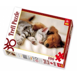 PUZZLE TREFL 100 ŚPIĄCE ZWIERZAKI - 1