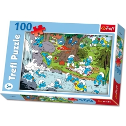 PUZZLE TREFL 100 SMERFY NAD RZEKĄ - 1