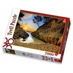 PUZZLE TREFL 2000 WSCHÓD SŁOŃCA COSTA BRAVA - 1