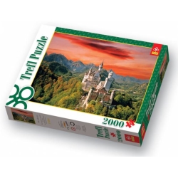 PUZZLE TREFL 2000 ZAMEK NOWY ŁABĘDZI KAMIEŃ, BAWARIA - 1