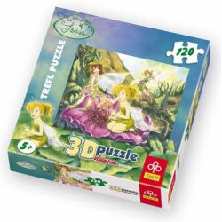 PUZZLE TREFL 3D-120 ZACZAROWANY KWIAT - 1