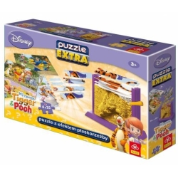 PUZZLE TREFL EXTRA 4x25 el. KUBUŚ PUCHATEK -PRZESTRZENNE - 1