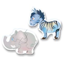 BABY PUZZLE -ZWIERZĄTKA AFRYKAŃSKIE - Puzzle TREFL  - 2