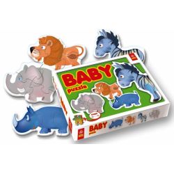 BABY PUZZLE -ZWIERZĄTKA AFRYKAŃSKIE - Puzzle TREFL  - 1