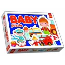 PUZZLE TREFL -BABY POJAZDY INTERWENCYJNE -GRUBA TEKTURA - 1