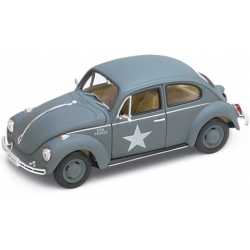 WELLY TUNING 1:24 VW BEETLE STAR USA SZARY       22436MS - 1