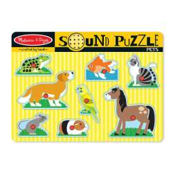 Melissa & Doug Puzzle dźwiękowe -zwierzaki pupile 8 el. (10730) - 1