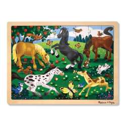 Melissa & Doug Puzzle drewniane konie 48el. (13801 MELISSA) - 1