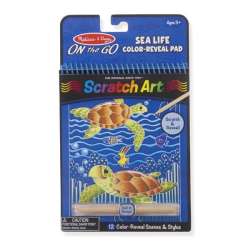 MELISSA Zdrapywanka Tęczowe karteczki Scratch Art Sea Life 19149 (19149 18895 MELISSA) - 1