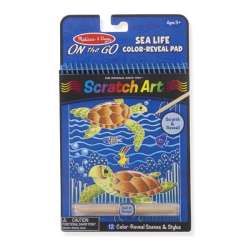 PROMO MELISSA Zdrapywanka Tęczowe karteczki Scratch Art Sea Life 19149 (19149 18895 MELISSA)