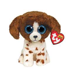 Beanie Boos Muudles - Brązowo-biały pies 15cm - 1