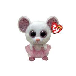 Beanie Boos Nina - Biała ballerina mysz 15cm - 1