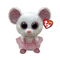 Beanie Boos Nina - Biała ballerina mysz 24cm - 1