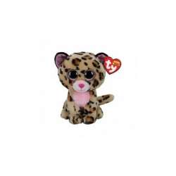 Maskotka Ty Leopard brązowo - różowy Livvie 24 cm (GXP-803389) - 1