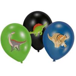 BALONY LATEKSOWE HAPPY DINOSAUR 27,5 CM / 11" 4C 6SZT/OP (9903988)