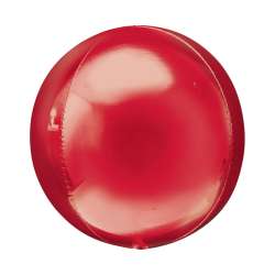 Balon foliowy kula czerwona 38x40cm