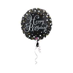 Balon foliowy Sparkling Happy Birthday 46cm